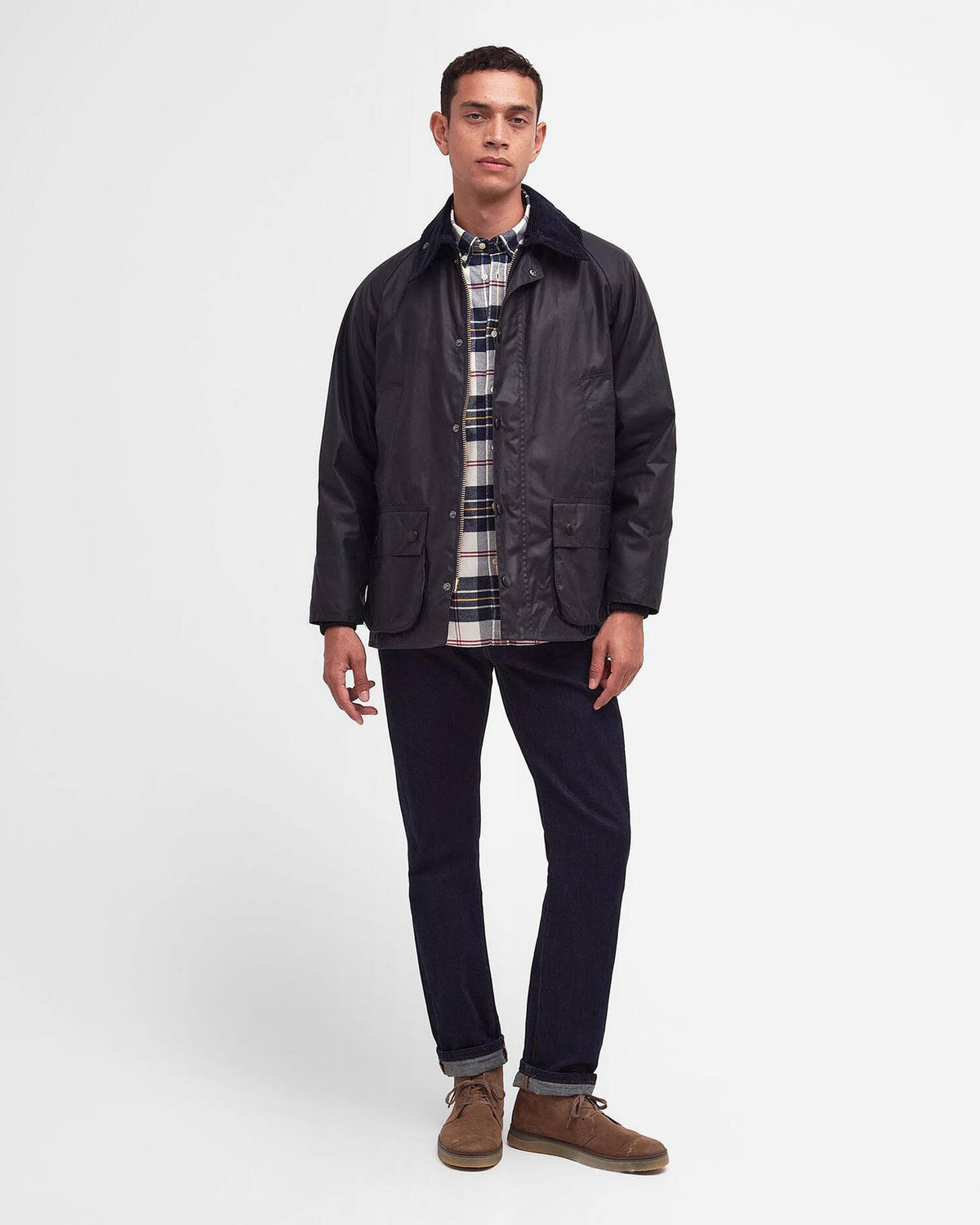 Barbour Bedale® Waxed Jacket in Classic Navy