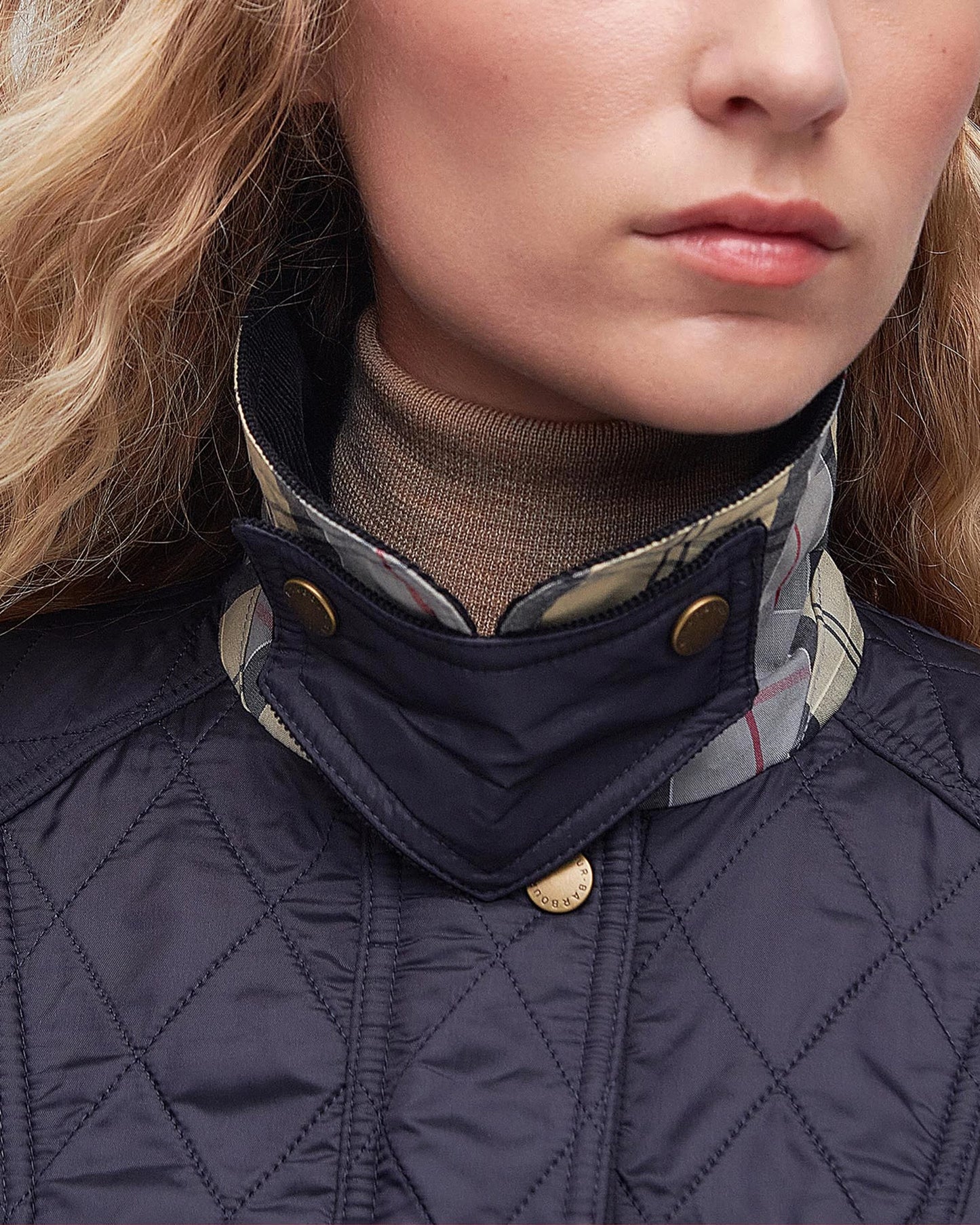 Barbour Beadnell Polorquilt - Navy