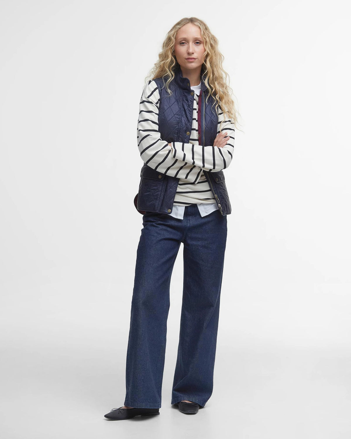 Barbour Wray Gilet in Classic Navy