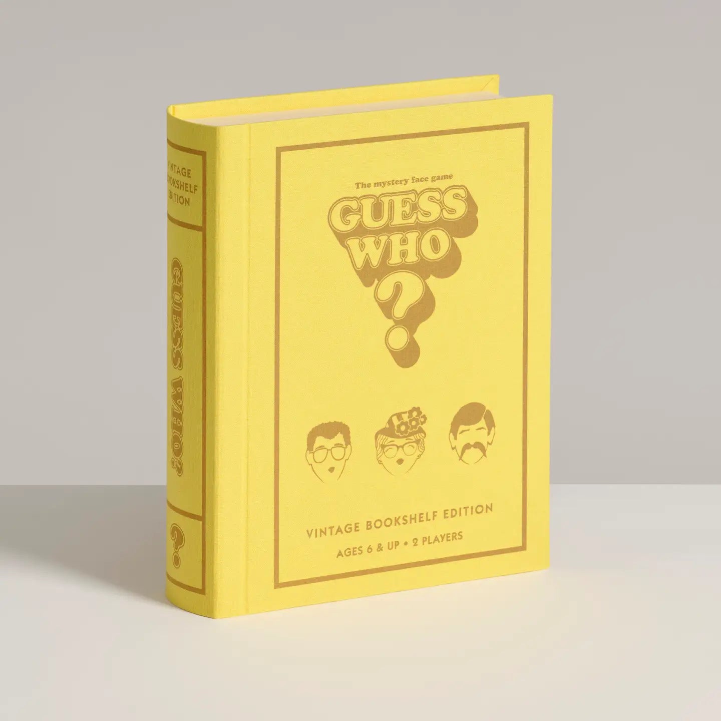 Vintage Bookshelf Game - Guess Who