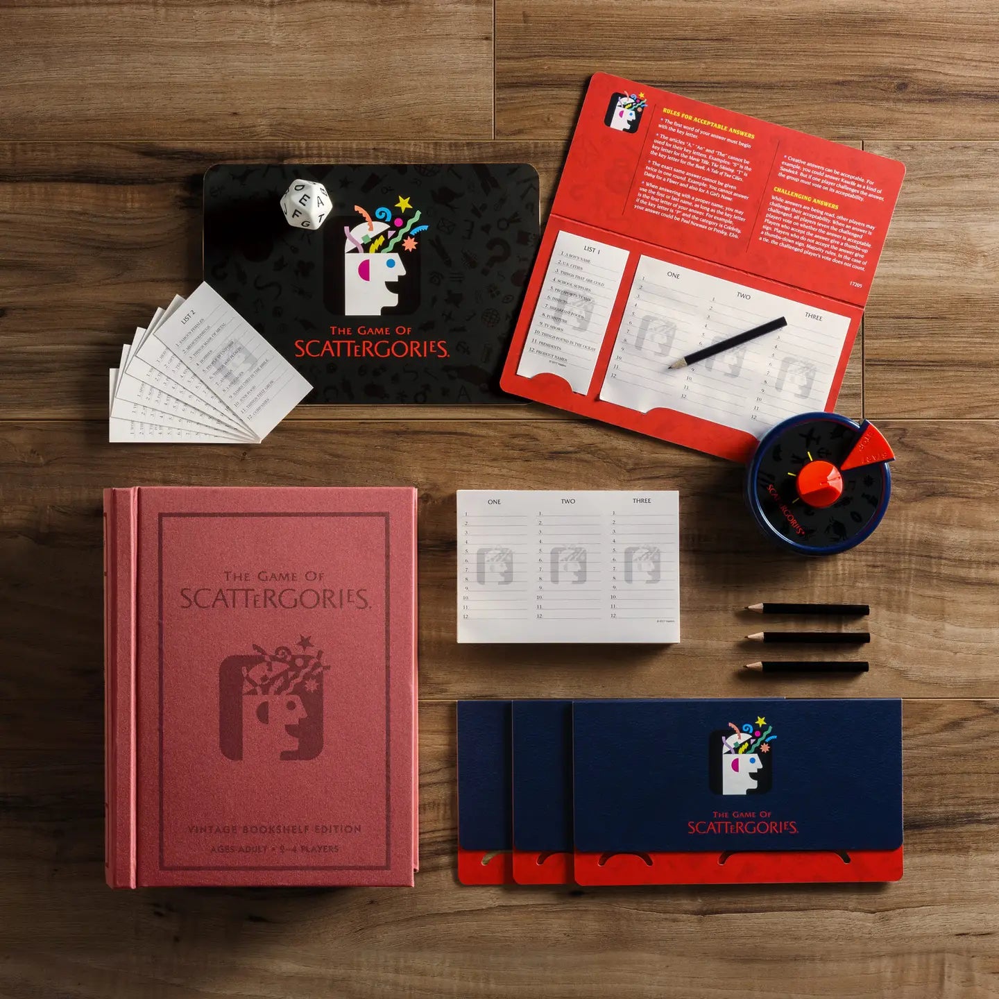 Vintage Bookshelf Game - Game of Scattergories