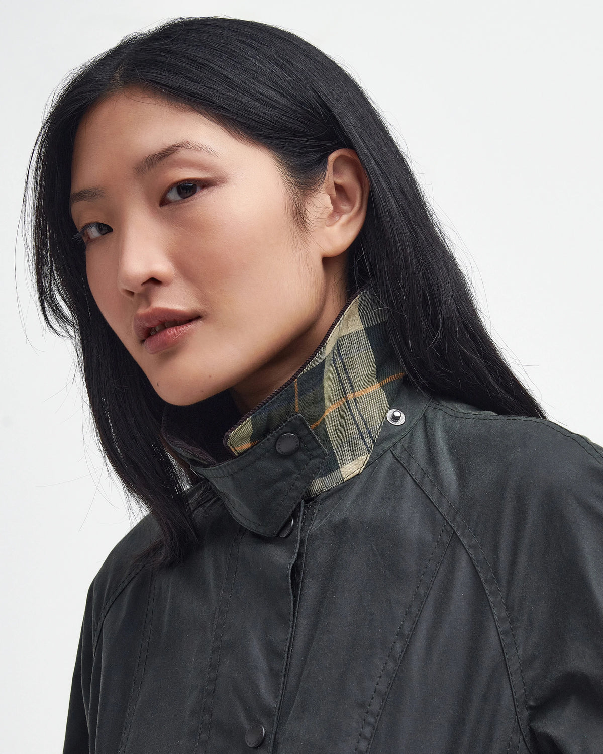 Barbour Beadnell® Waxed Jacket in Sage, image 5