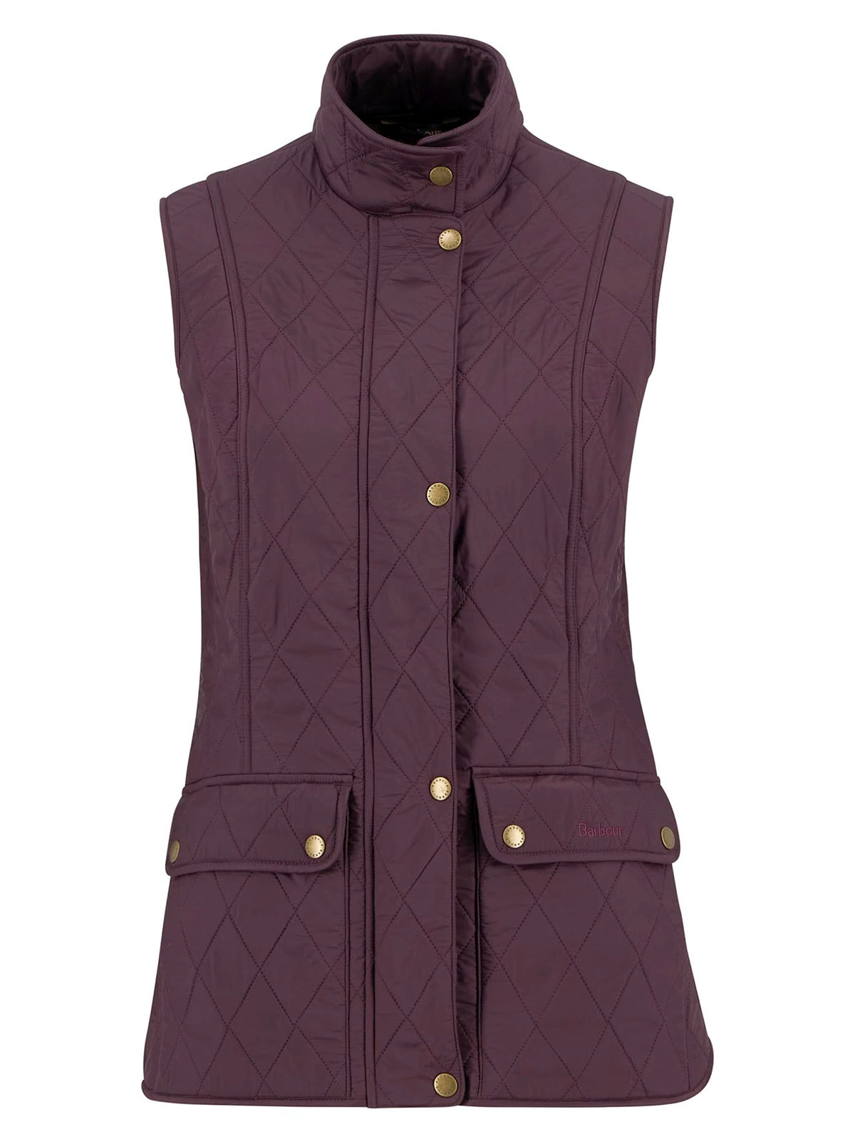 Barbour Wray Gilet in Black Cherry