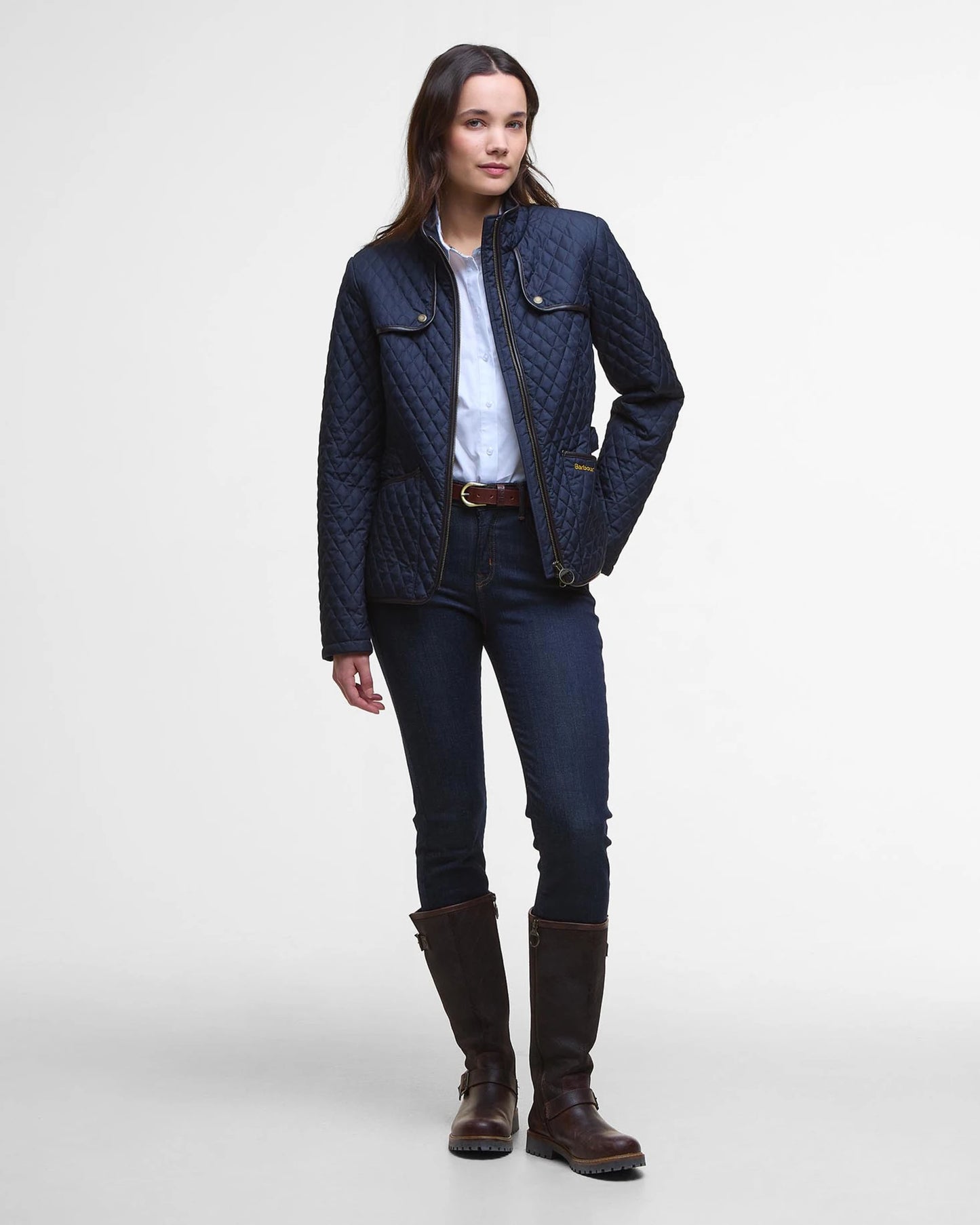 Barbour Dahlia Quilted Jacket - Navy