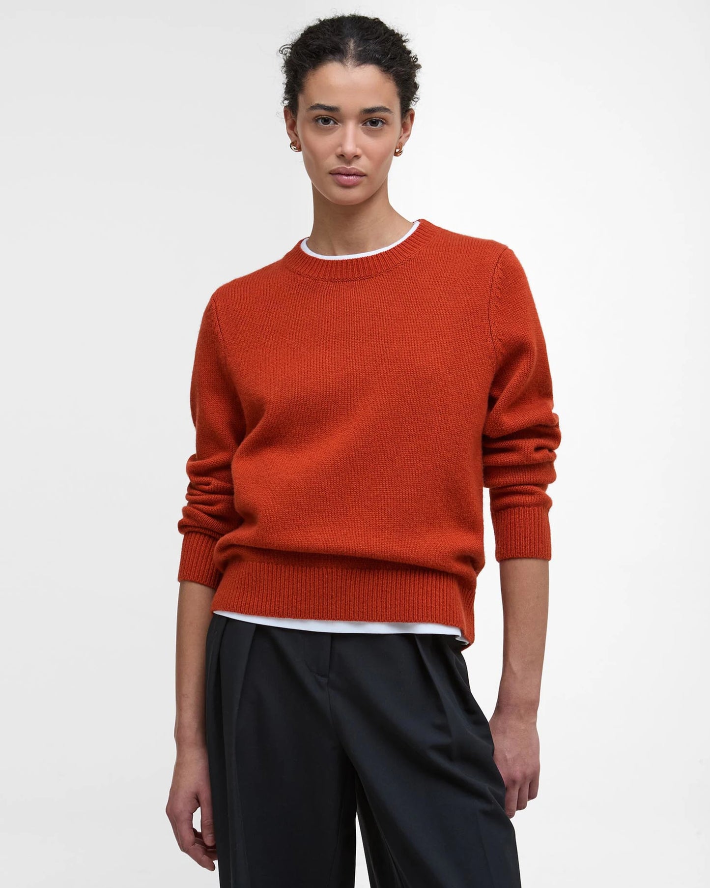 Barbour Woodhouse Knitted Jumper - Orange