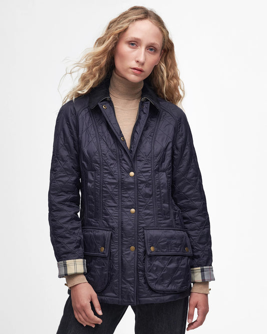 Barbour Beadnell Polorquilt - Navy