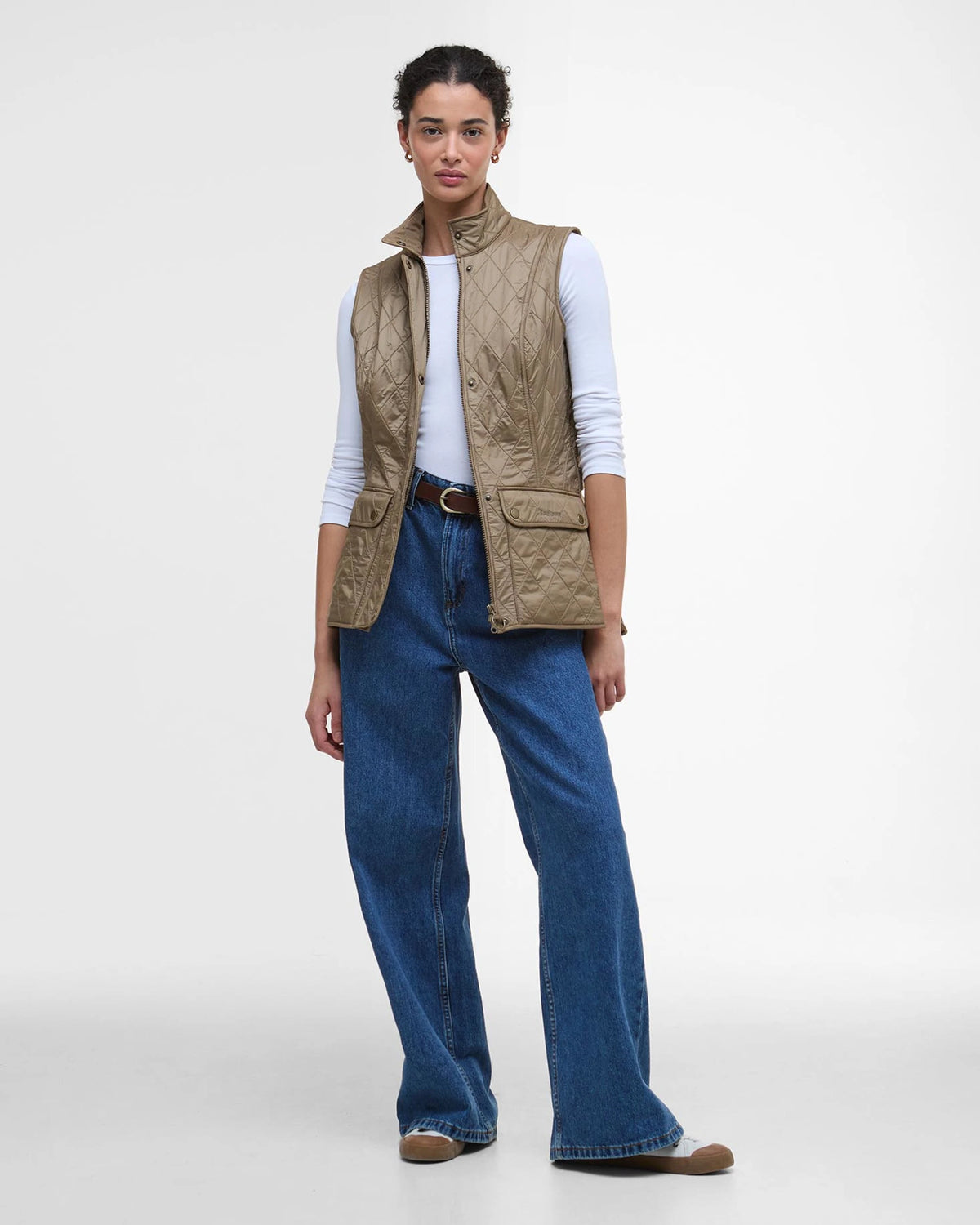 Barbour Wray Gilet in Military Brown