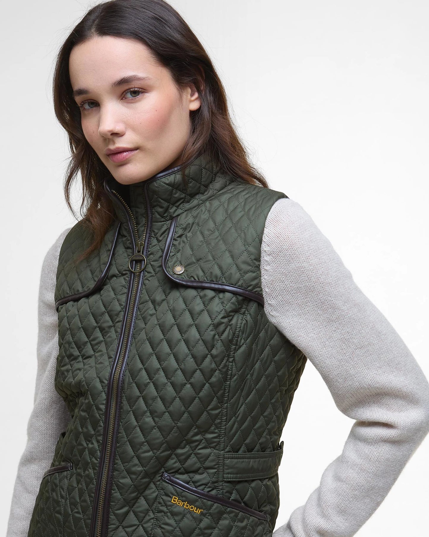 Barbour Dahlia Quilted Gilet - Olive