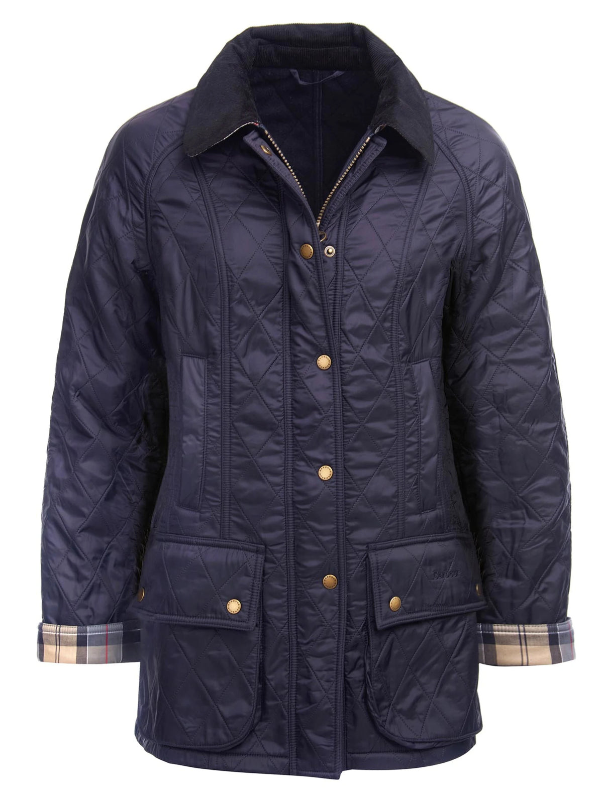 Barbour Beadnell Polarquilt Jacket in Navy-Navy