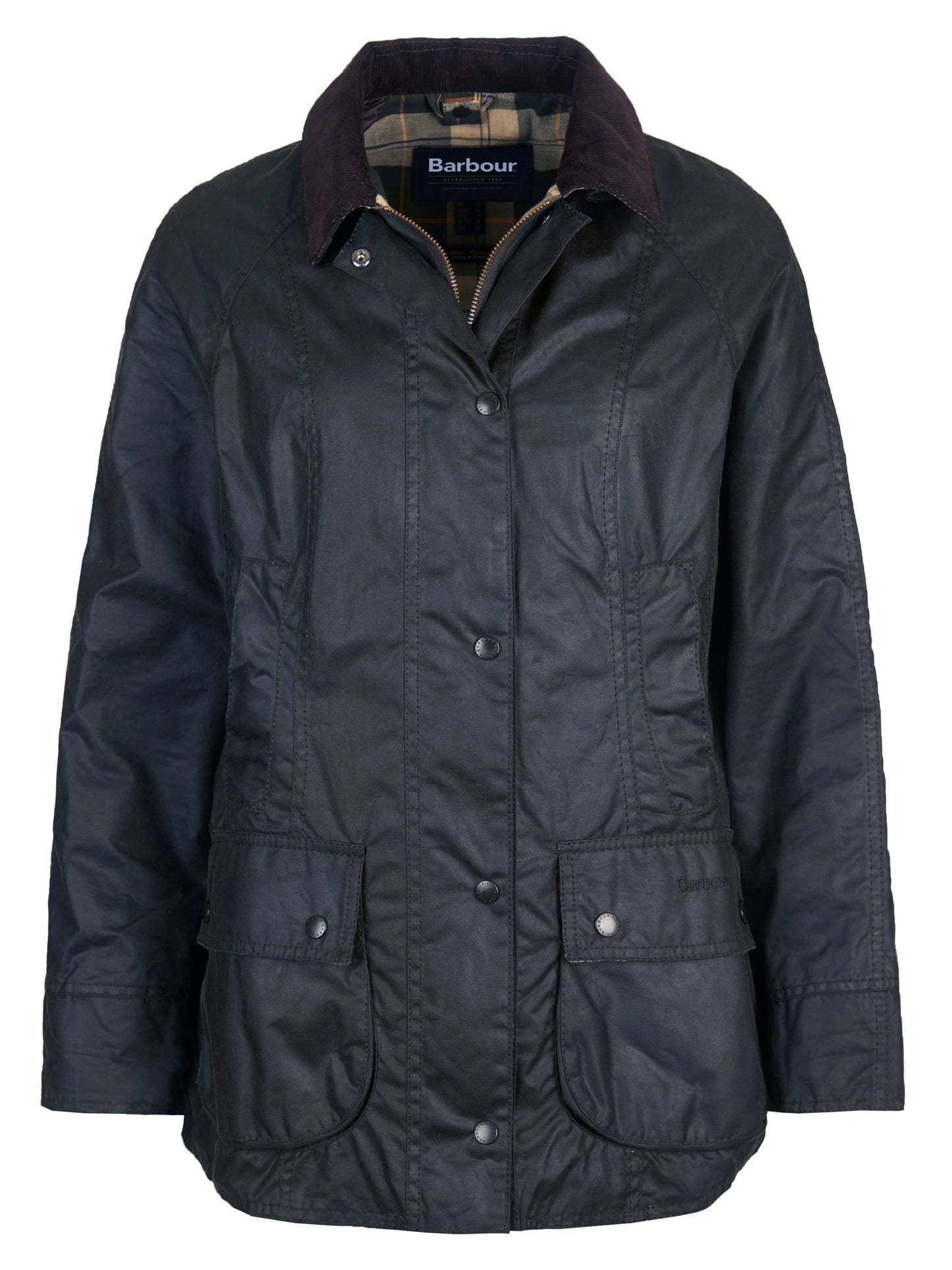 Barbour Beadnell wax Jacket - Sage