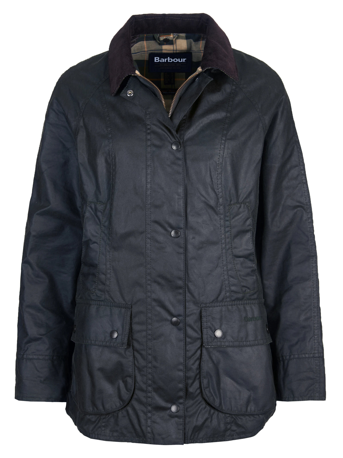 Barbour Beadnell® Waxed Jacket in Sage, image 1