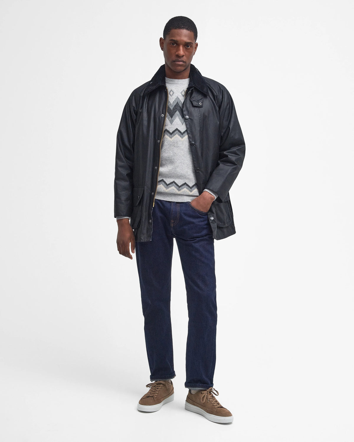 Barbour Beaufort® Waxed Jacket in Sage