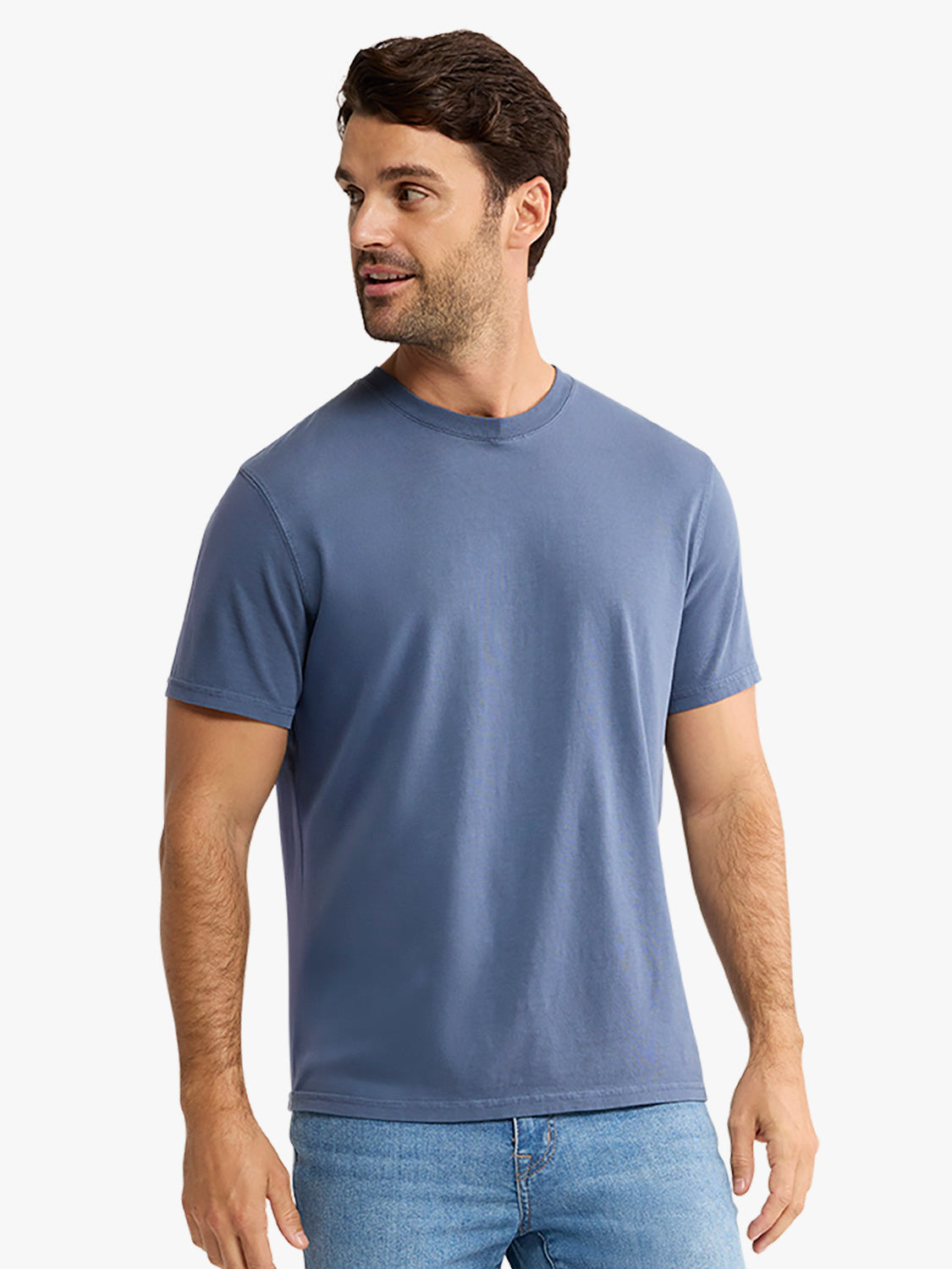 Saltaire Tee in Navy