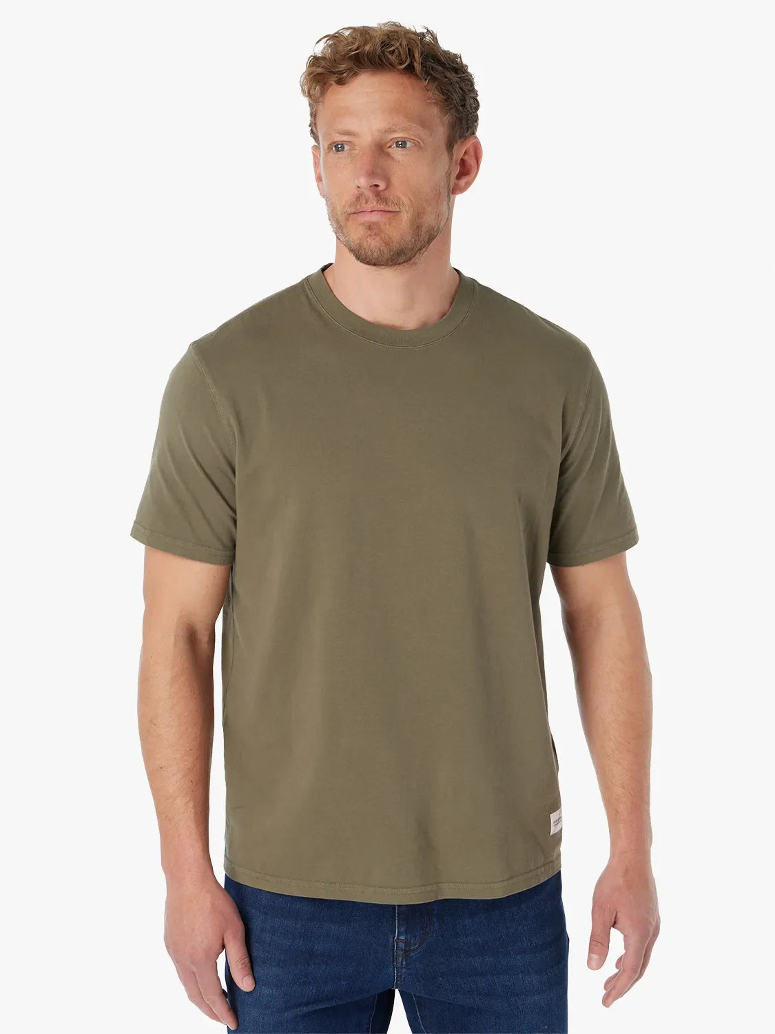 Saltaire Tee in Olive