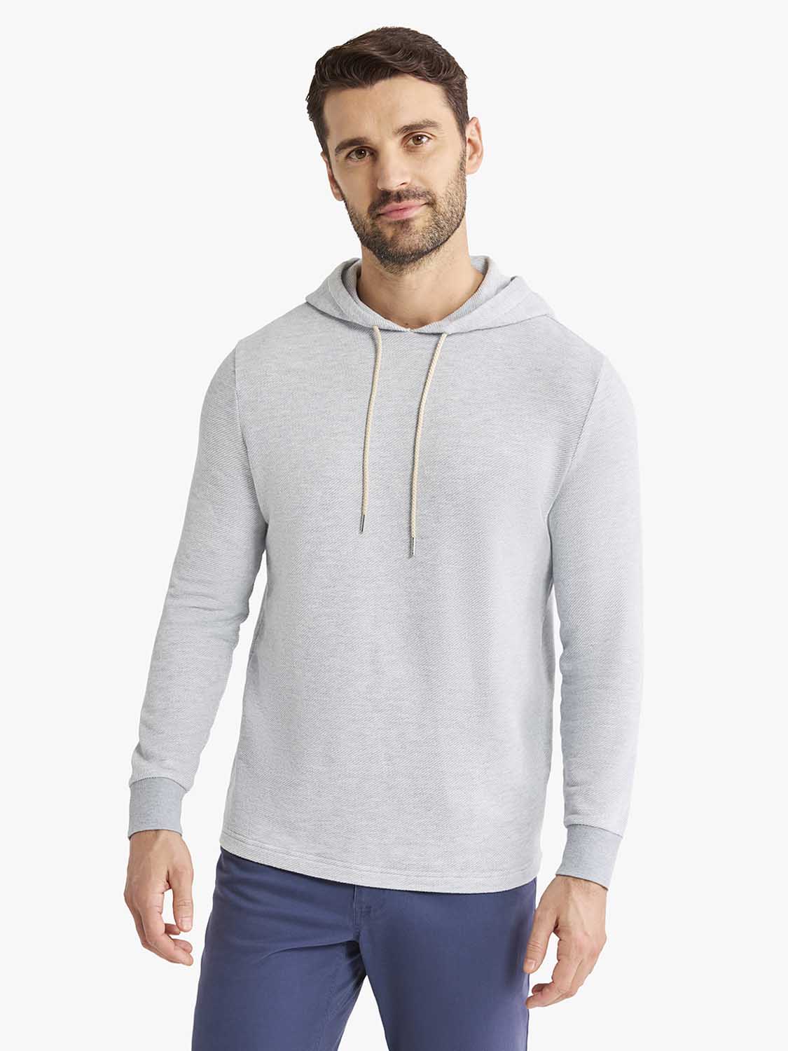 Tailwind Hoodie in Grey Twill