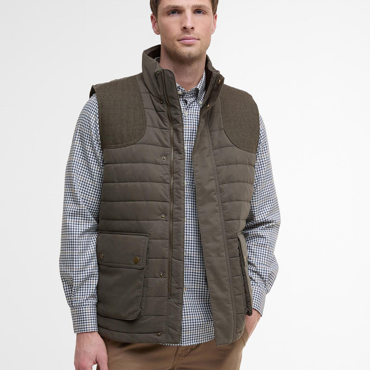 Barbour Bradford Gilet in Forest, image 1