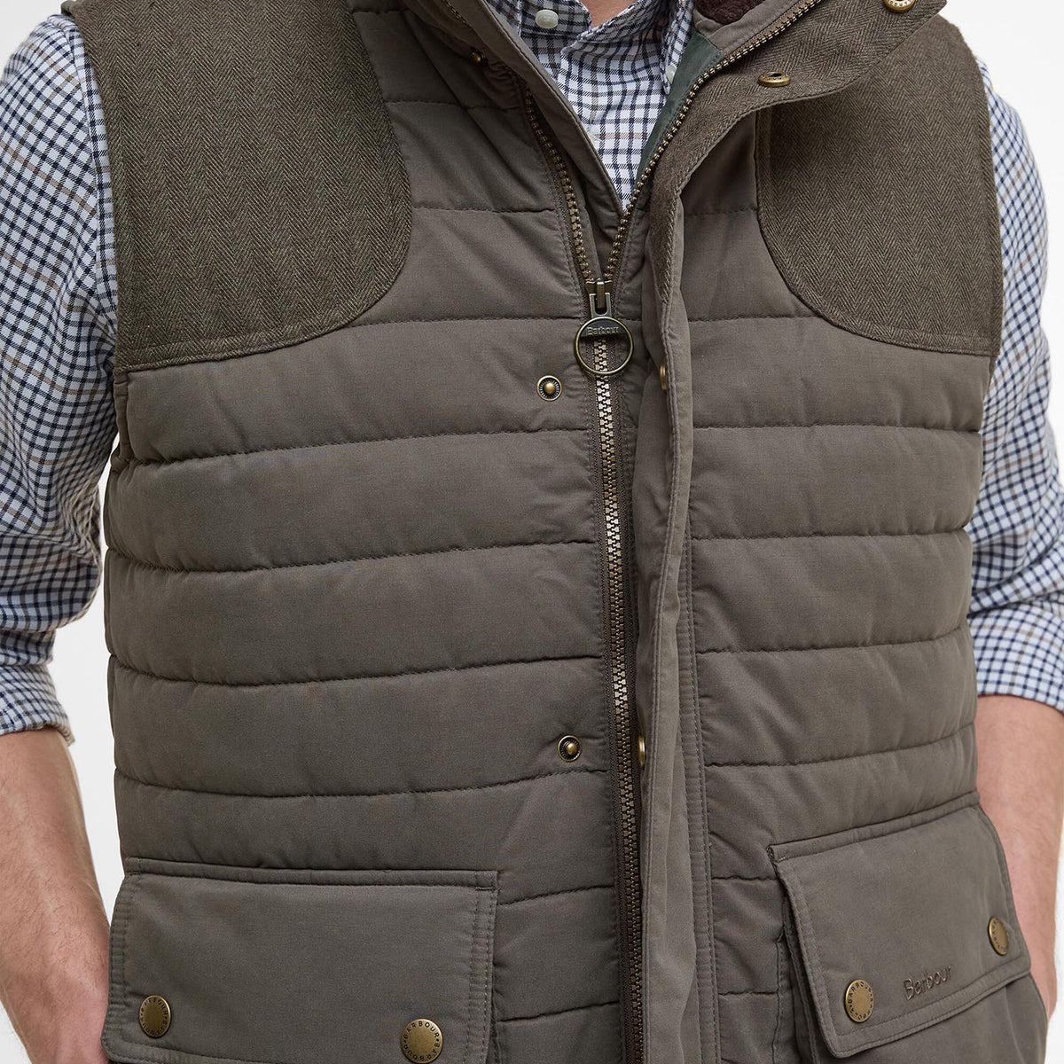 Barbour Bradford Gilet in Forest, image 5