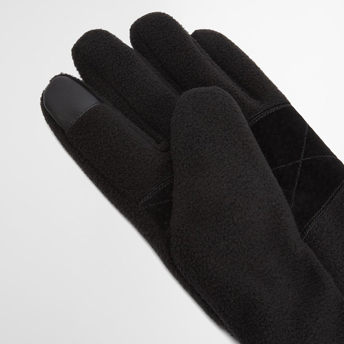 Barbour Coalford Fleece Gloves in Black
