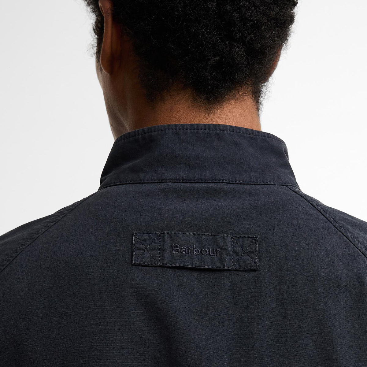 Barbour Royston Cotton Harrington Jacket in Dark Navy, image 5