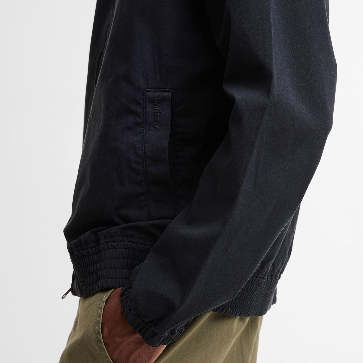 Barbour Royston Cotton Harrington Jacket in Dark Navy, image 6