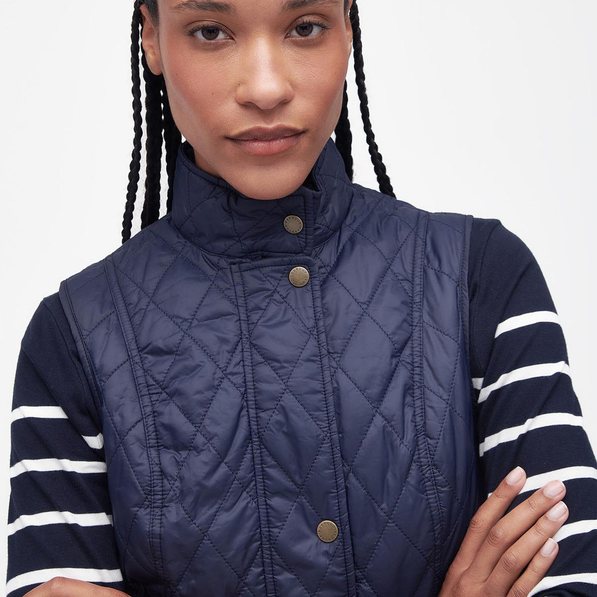 Barbour Otterburn Gilet in Classic Navy, image 4