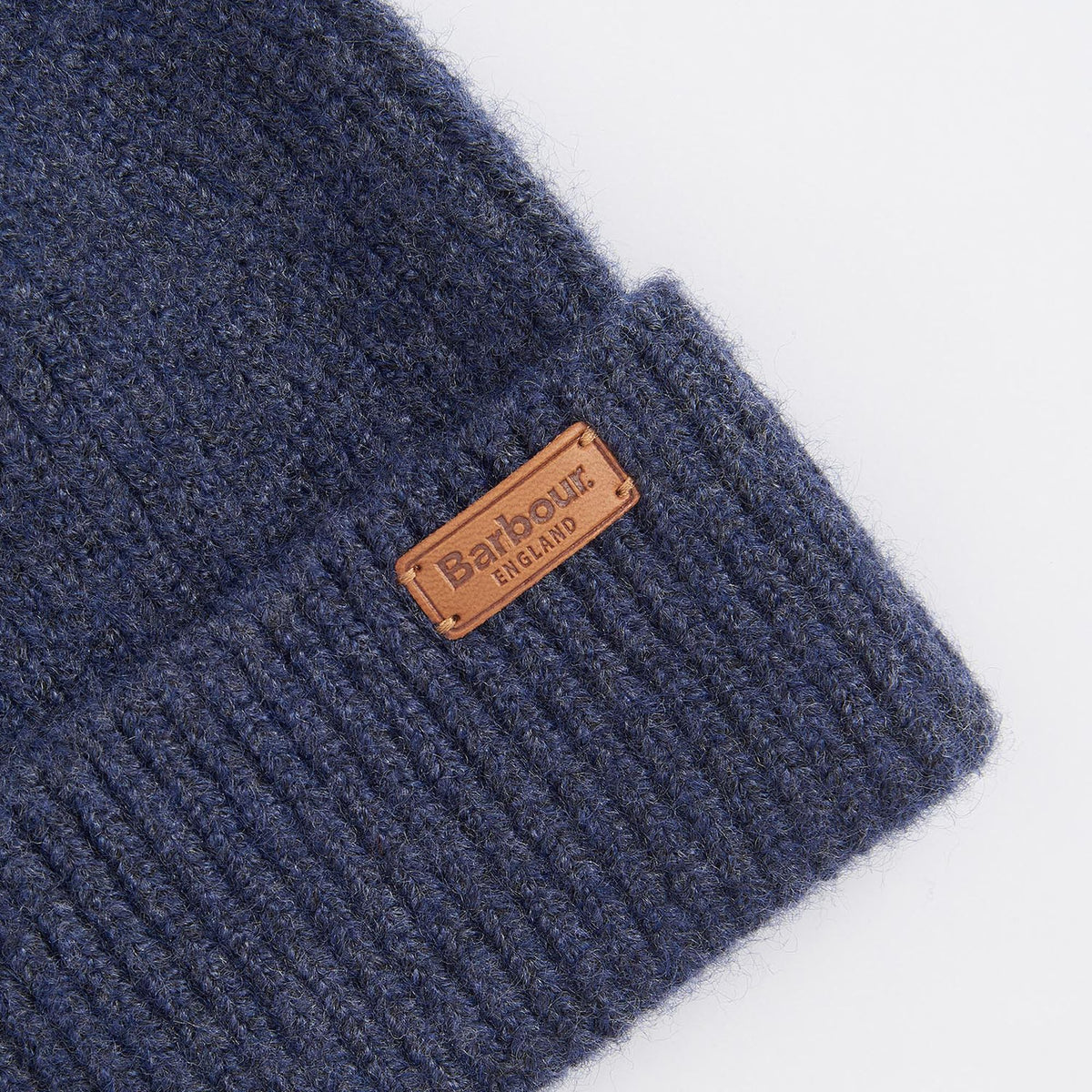 Barbour Pendle Beanie in Classic Navy, image 3