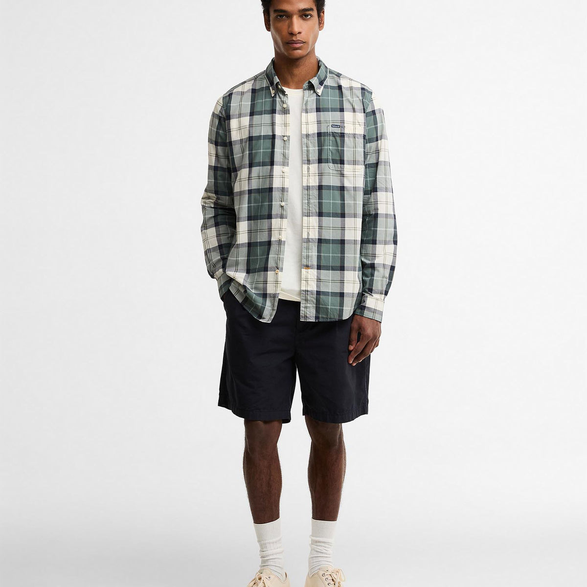 Barbour Rawley Tailored Long-Sleeved Shirt in Meadow Brook Tartan