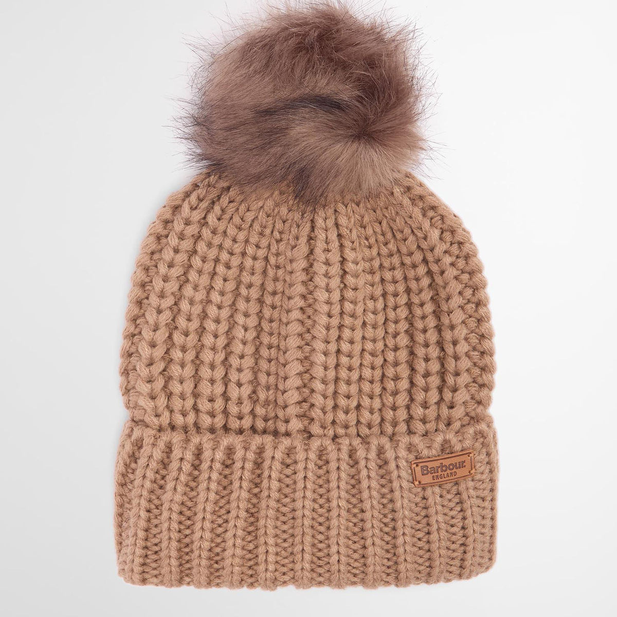 Barbour Saltburn Beanie in Mink, image 1