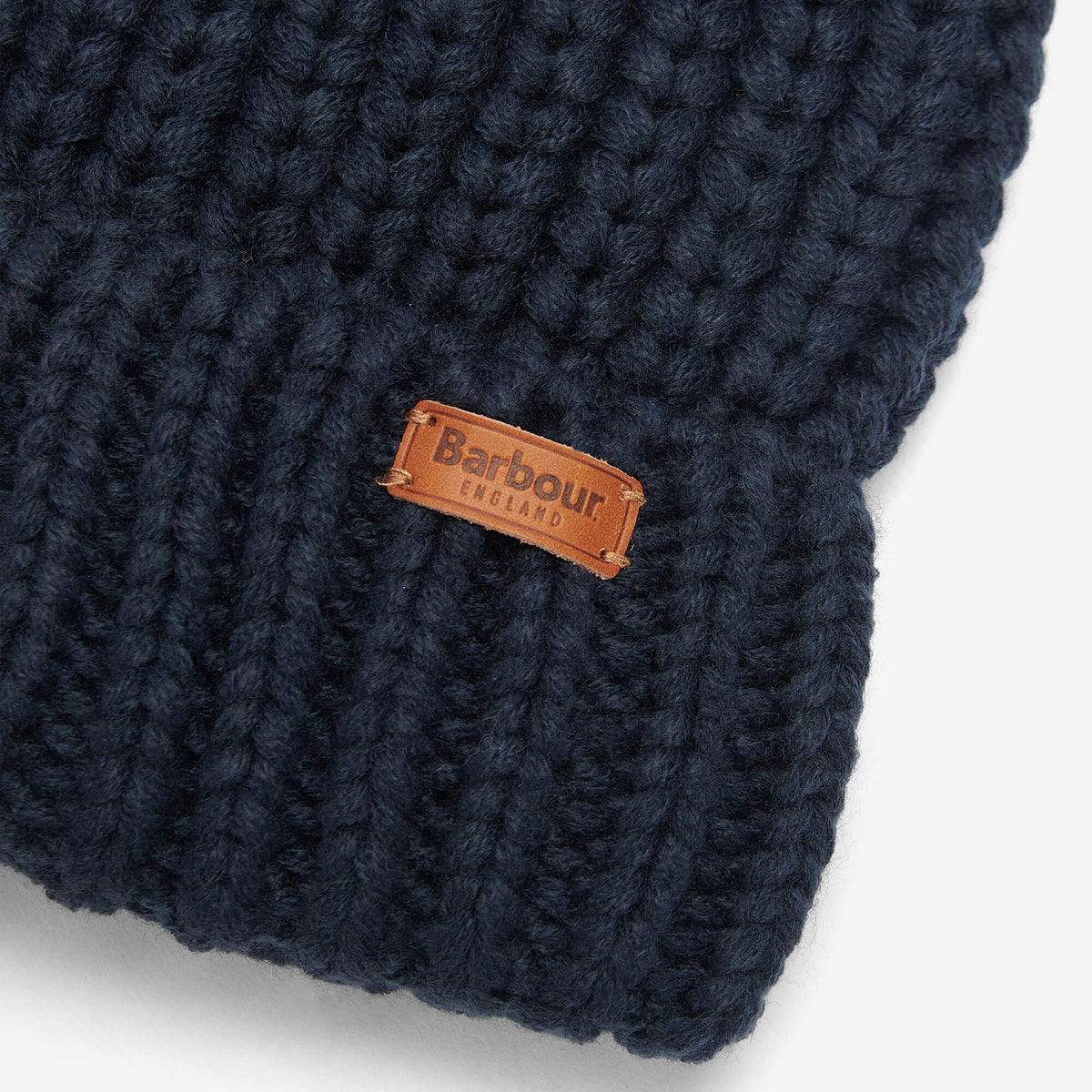 Barbour Saltburn Beanie in Classic Navy, image 3