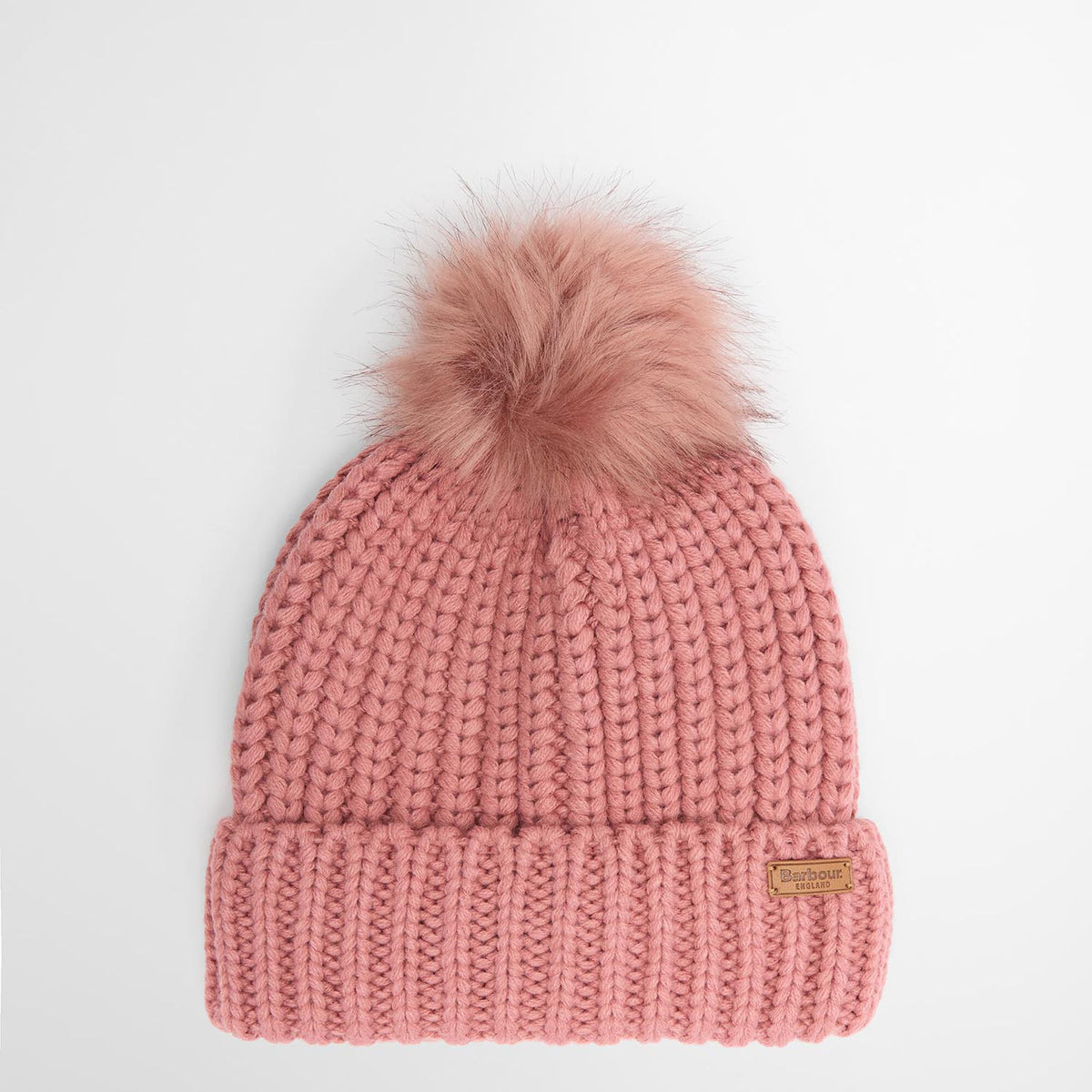 Barbour Saltburn Beanie in Dusty Rose