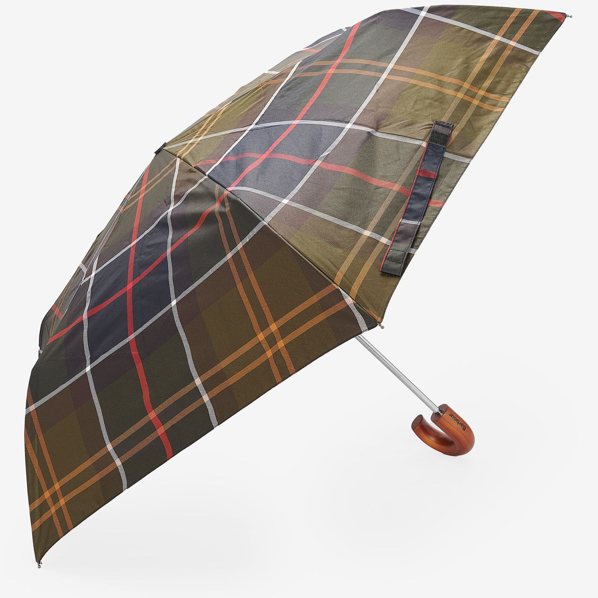 Barbour Tartan Mini Umbrella in Classic Tartan