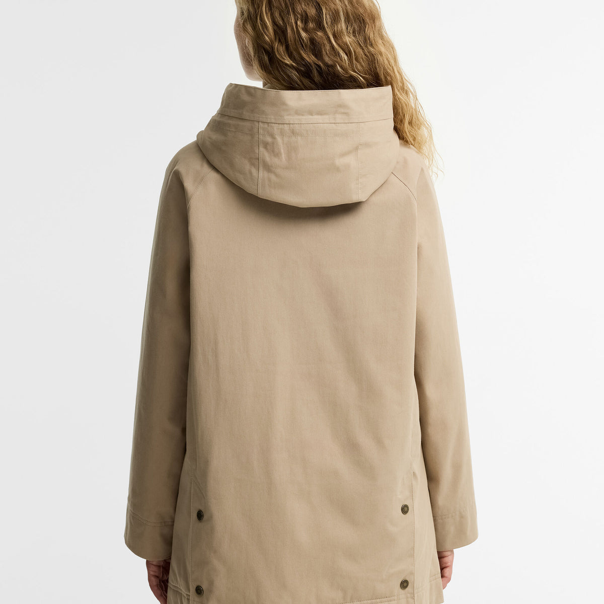 Barbour Winter Beadnell Waterproof Jacket in Sand Dune-Classic, image 3