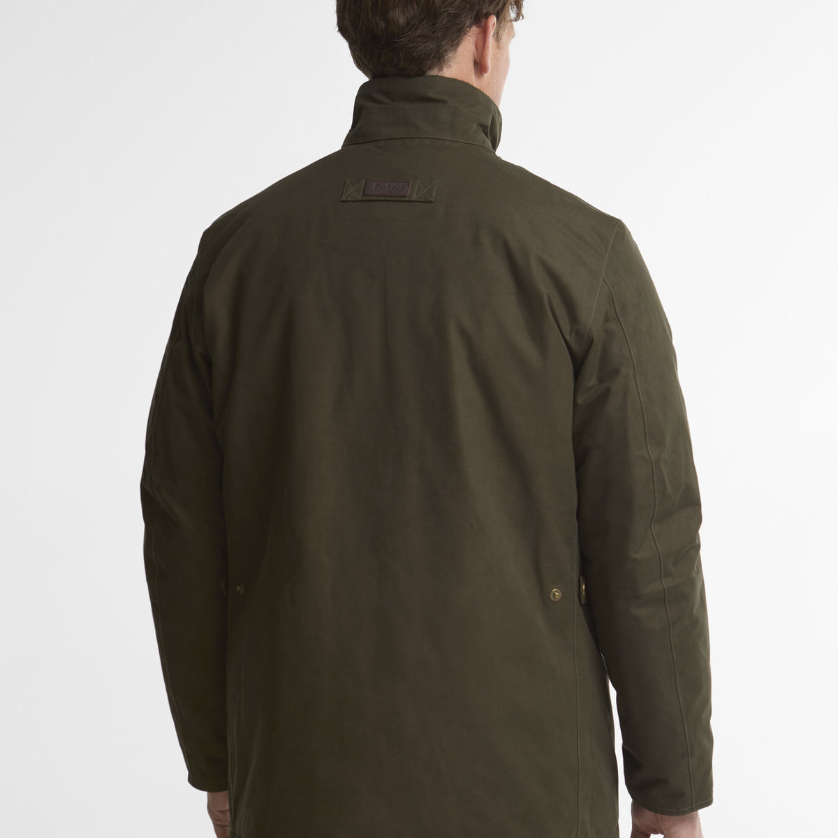 Barbour Winter Spoonbill Waterproof Jacket in Dark Olive, image 3